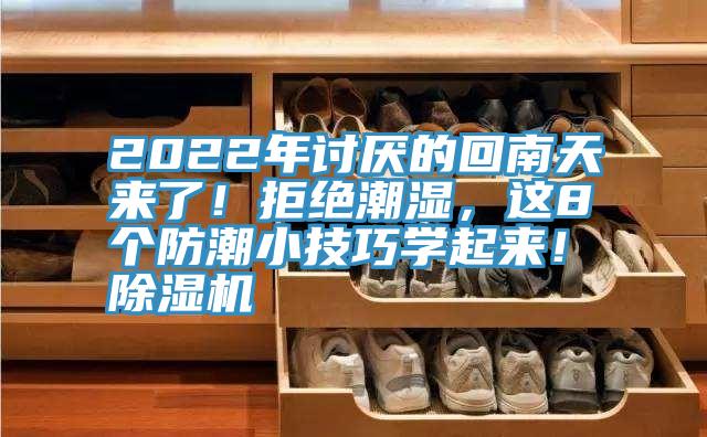 2022年討厭的回南天來了！拒絕潮濕，這8個防潮小技巧學起來！除濕機