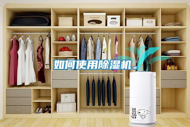 如何使用除濕機。