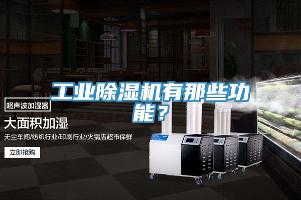 工業(yè)除濕機有那些功能?