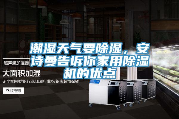 潮濕天氣要除濕，安詩曼告訴你家用除濕機的優點