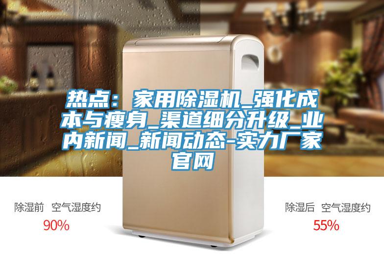 熱點:家用除濕機_強化成本與瘦身_渠道細分升級_業內新聞_新聞動態-實力廠家官網
