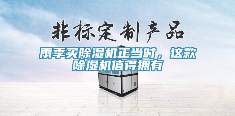 雨季買除濕機正當時，這款除濕機值得擁有