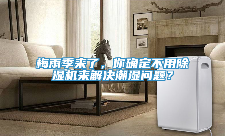梅雨季來了，你確定不用除濕機來解決潮濕問題？