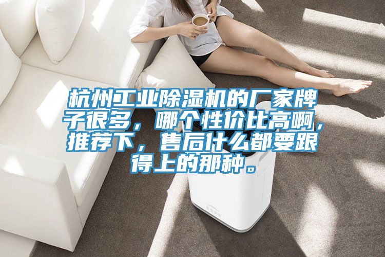 杭州工業(yè)除濕機的廠家牌子很多，哪個性價比高啊，推薦下，售后什么都要跟得上的那種。