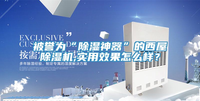 被譽為“除濕神器”的西屋除濕機,實用效果怎么樣?