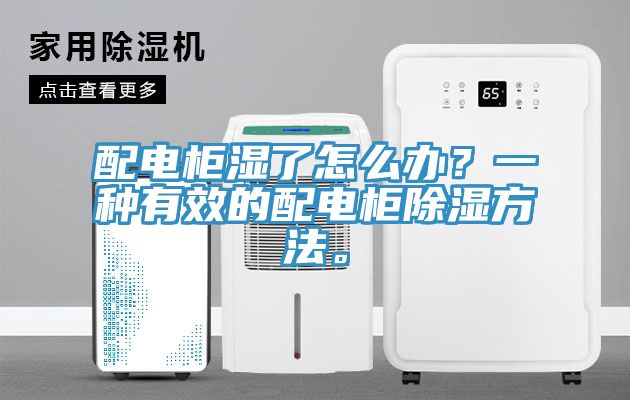配電柜濕了怎么辦?一種有效的配電柜除濕方法。