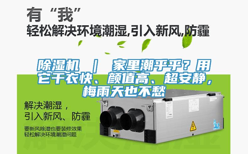 除濕機 | 家里潮乎乎?用它干衣快、顏值高、超安靜,梅雨天也不愁