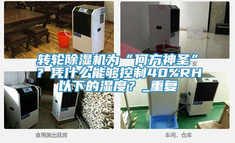 轉輪除濕機為“何方神圣”?憑什么能夠控制40%RH以下的濕度?_重復